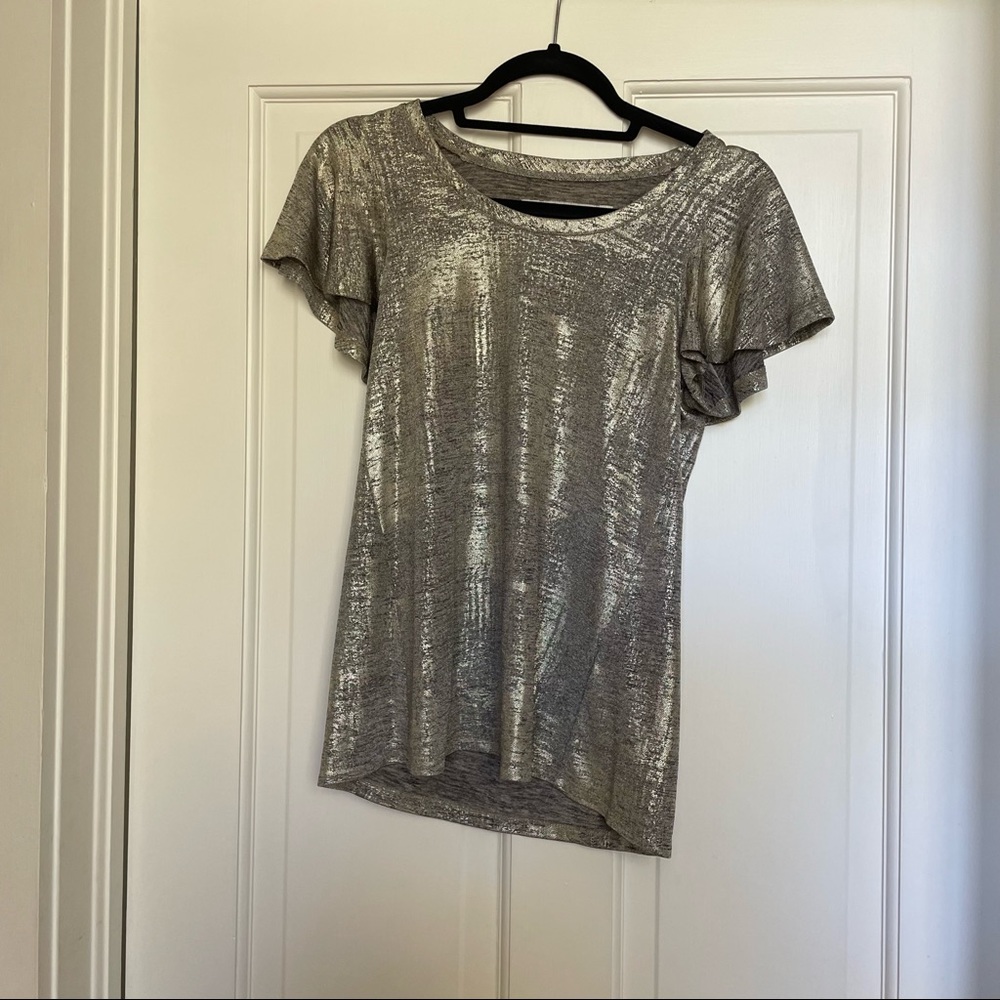 ANTHROPOLOGIE GOLD SHIRT
